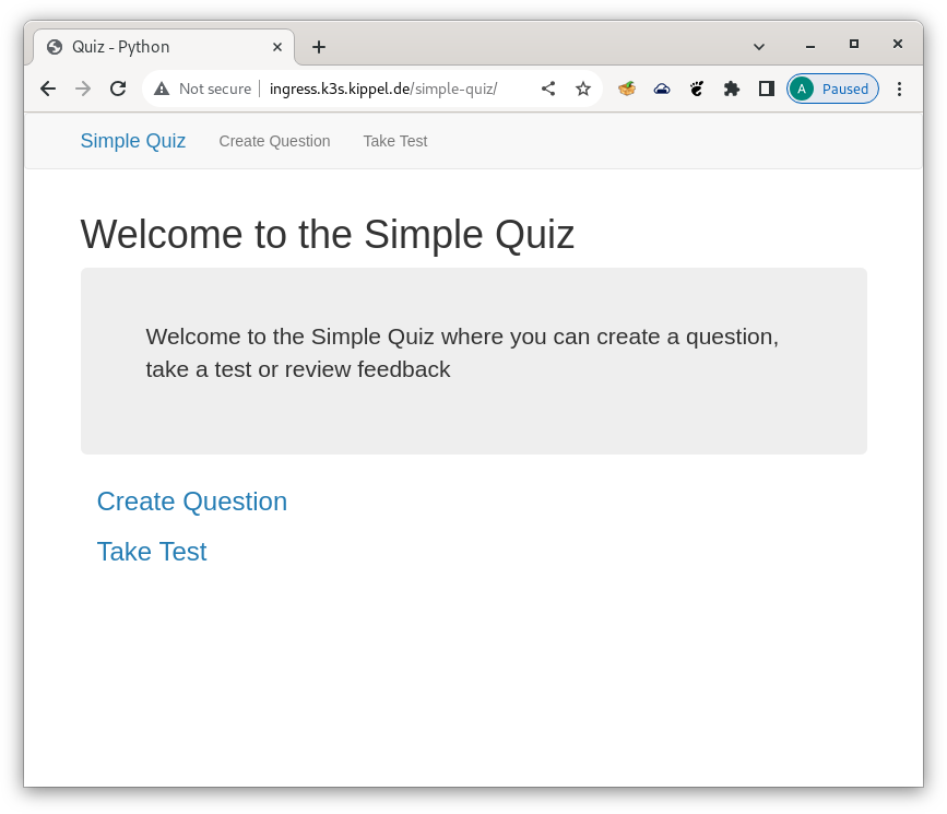 Simple Quiz Splashscreen